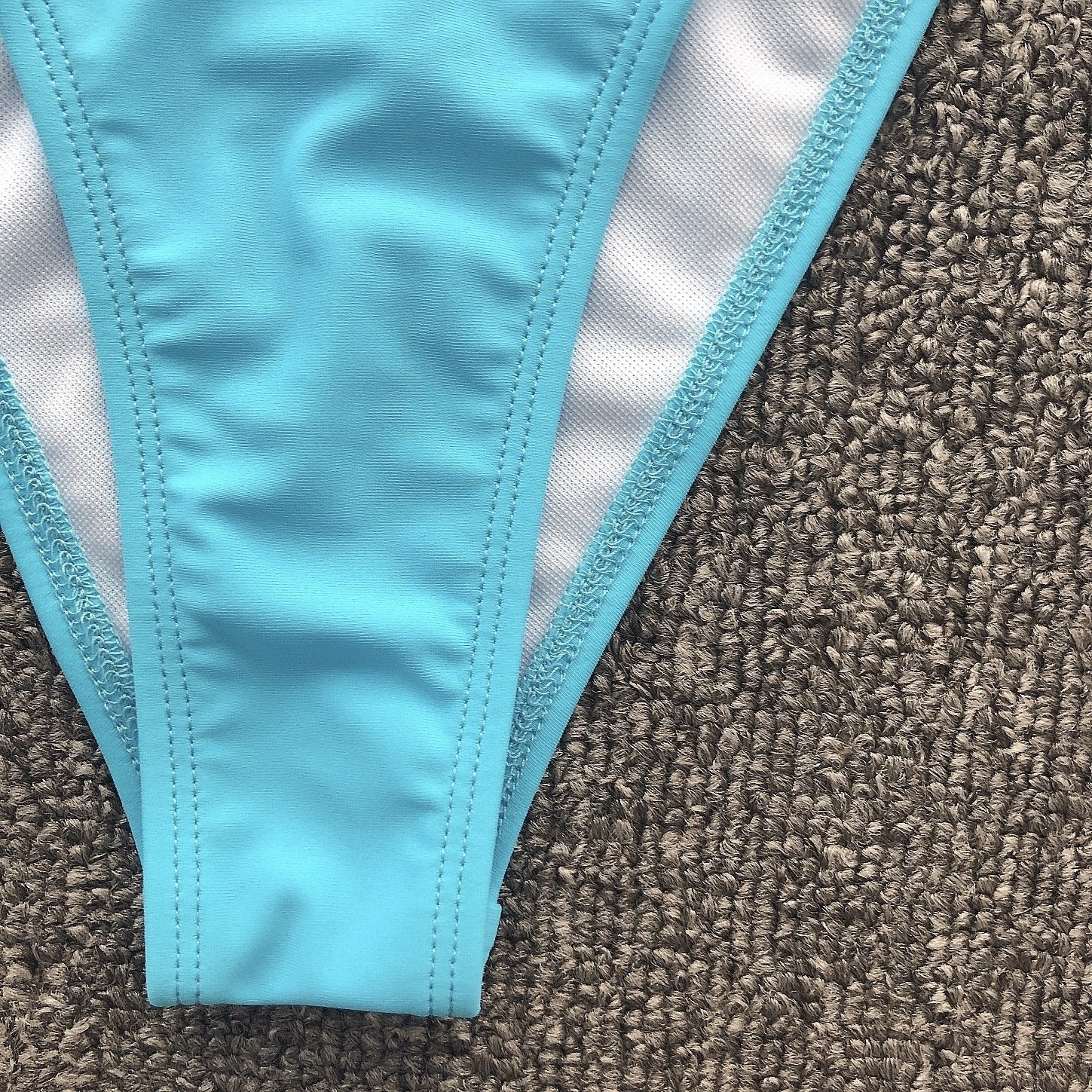 Upopby Chain Linked Thong String Bikini Halter Swimsuit bottom details