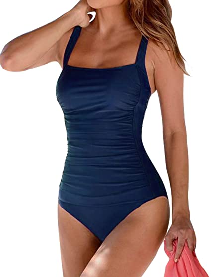 Upopby Belly Swimsuit - Navy Blue