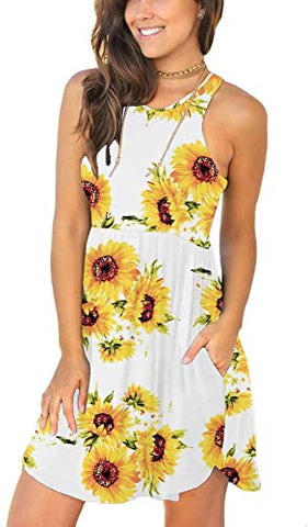 Summer Sleeveless Casual Dress Cover Up Swimsuit