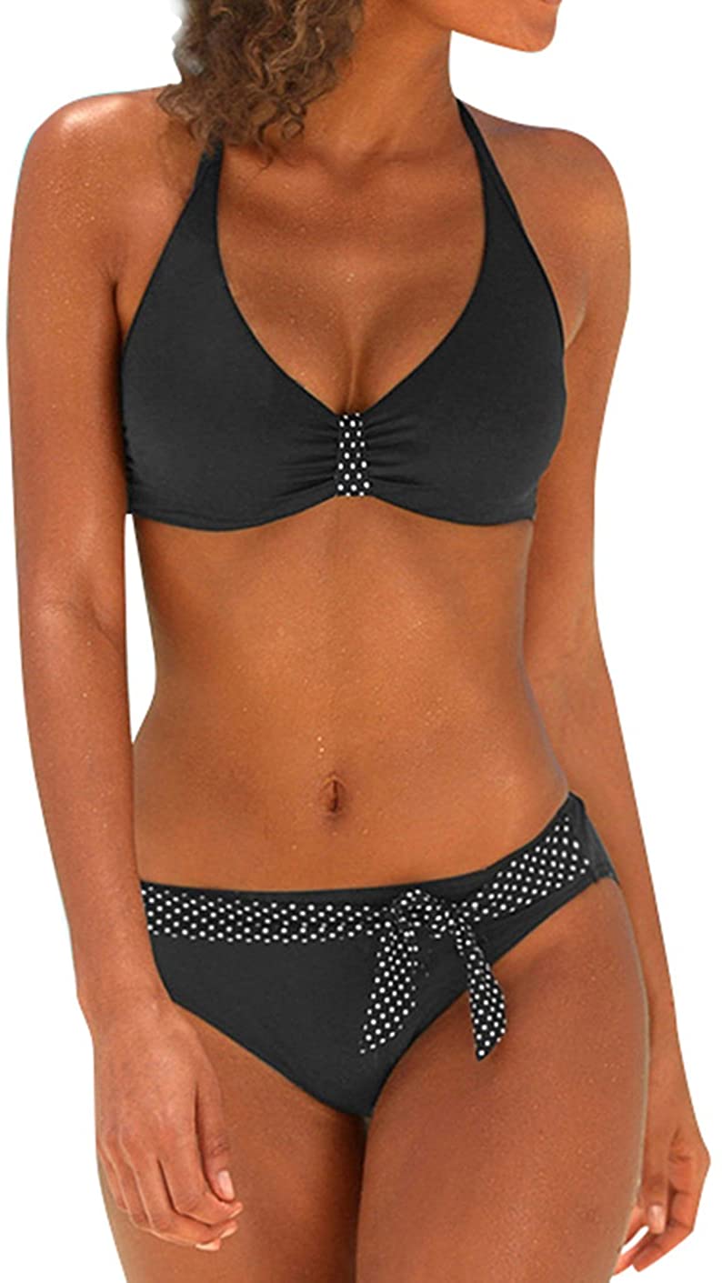 Upopby Conjunto de Bikini Sexy con Espalda Abierta