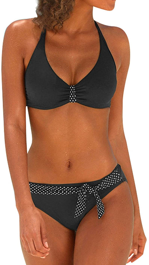 Upopby Sexy Bikini-Set mit offenem Rücken