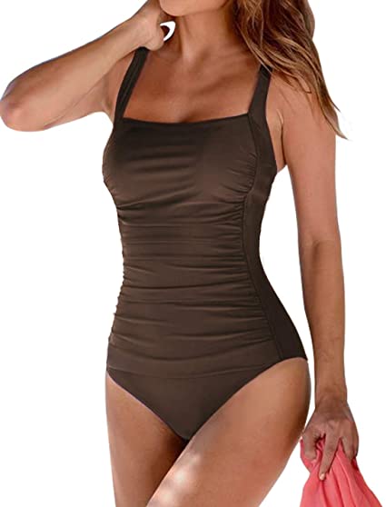 Upopby Belly Swimsuit - Coffee