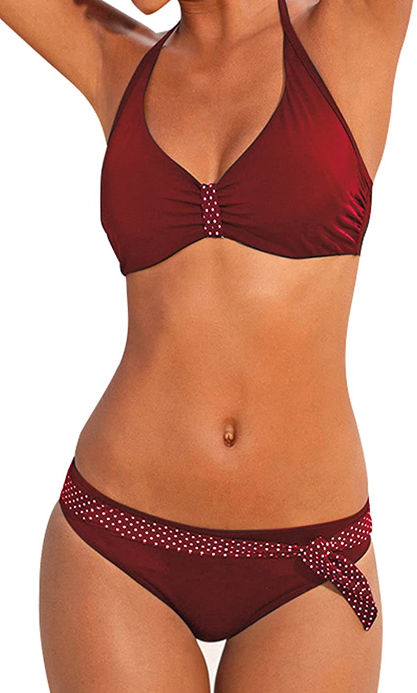 Upopby Sexy Bikini-Set mit offenem Rücken