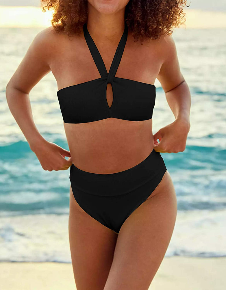 Upopby Women's Sexy High-waist Bikini Bottom