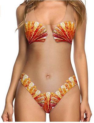 Upopby Sexy Skin Color One Piece Swimsuit