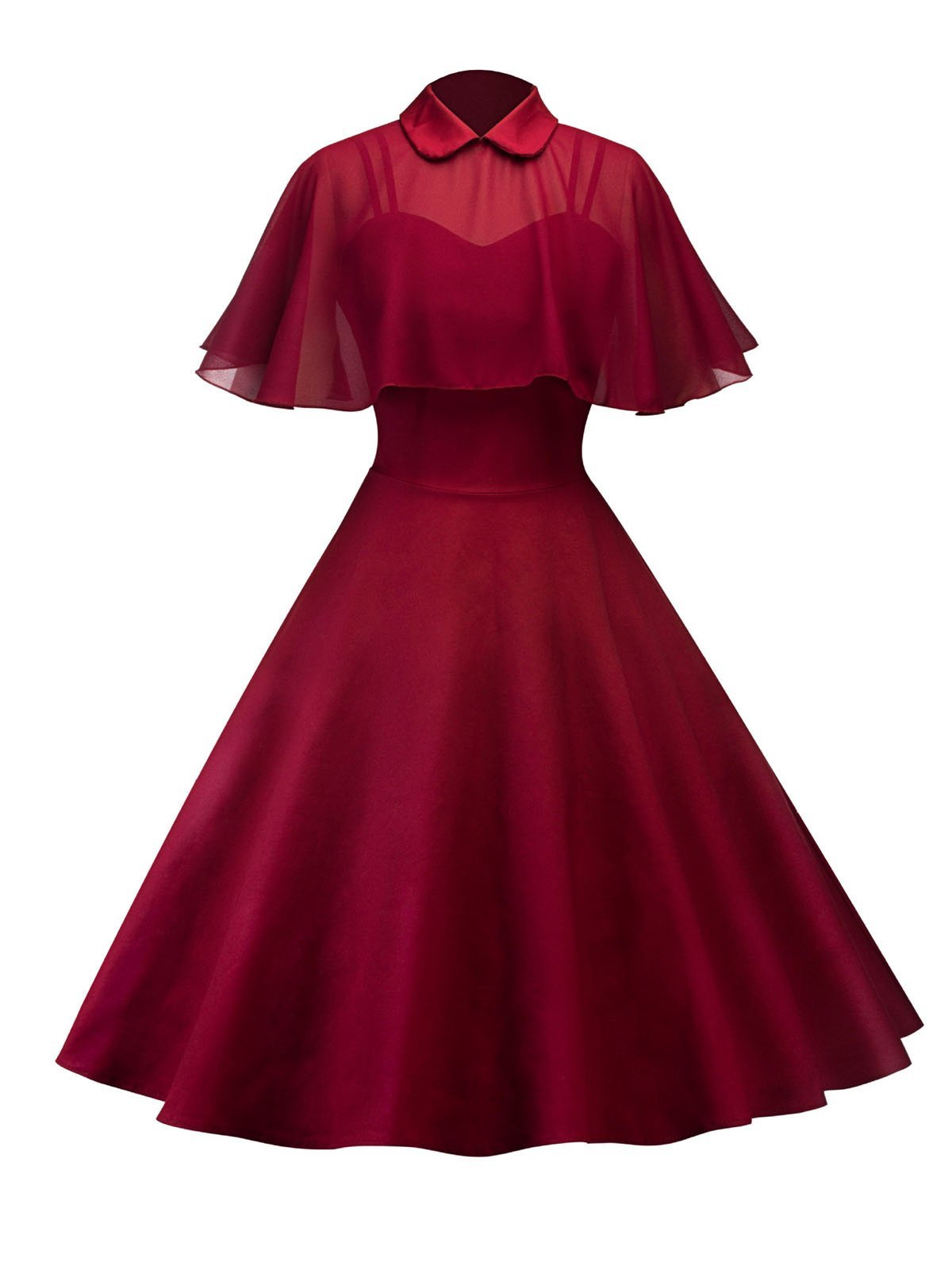 Свободное платье 1950-х годов в стиле пэчворк