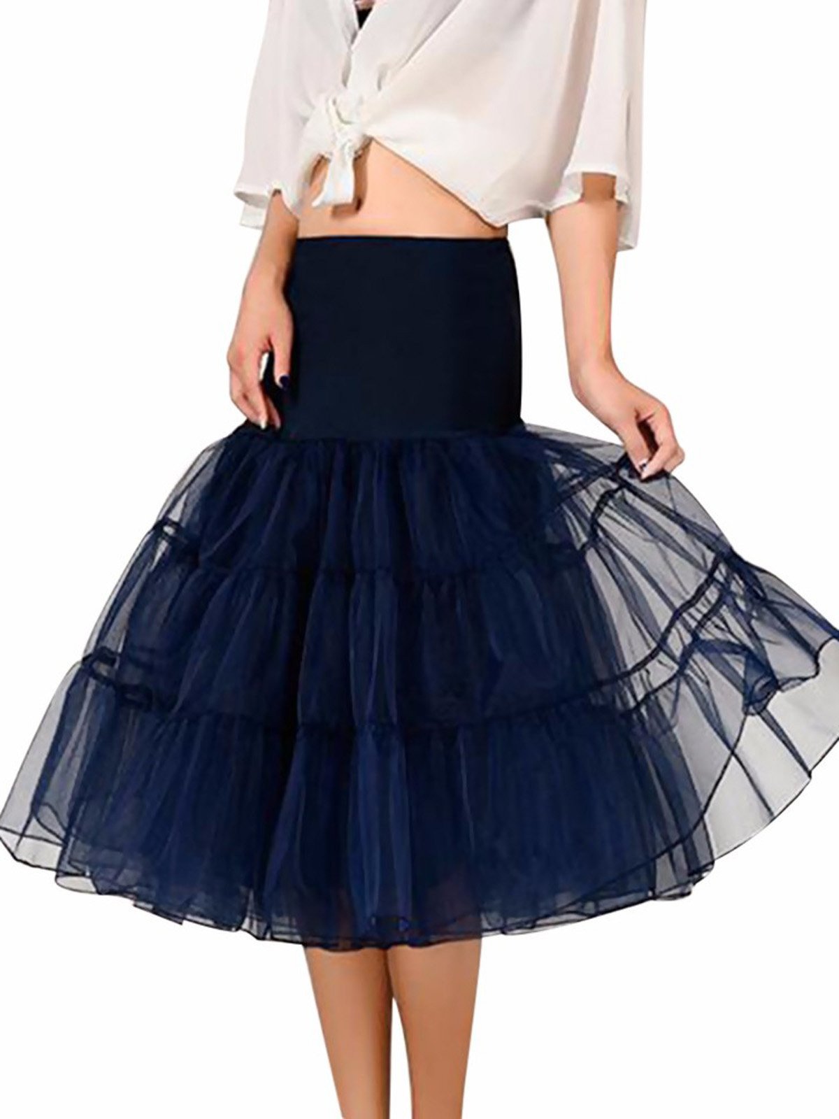 Нижняя юбка-пачка 1950-х годов из кринолина под юбкой